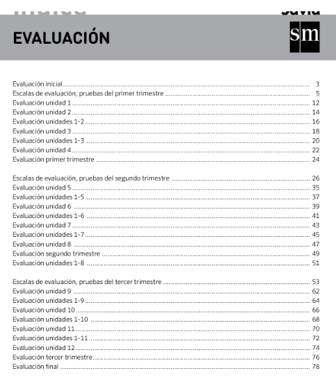 Evaluaciones Matematicas 4 Primaria SM SAVIA PDF